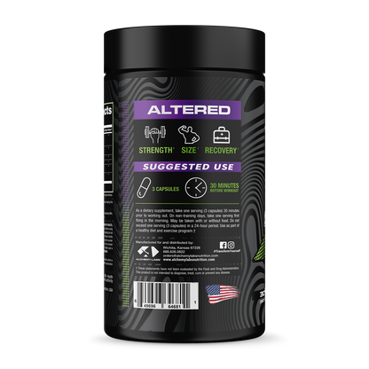 Altered Bottle Side Label