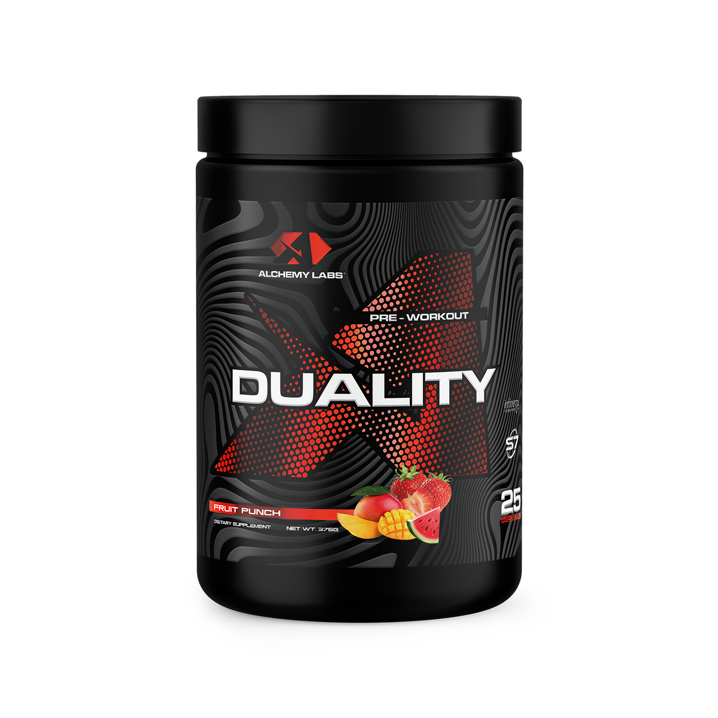 Duality Fruit Punch Bottle Front Label 