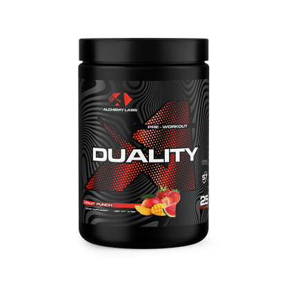 Duality Fruit Punch Bottle Front Label 