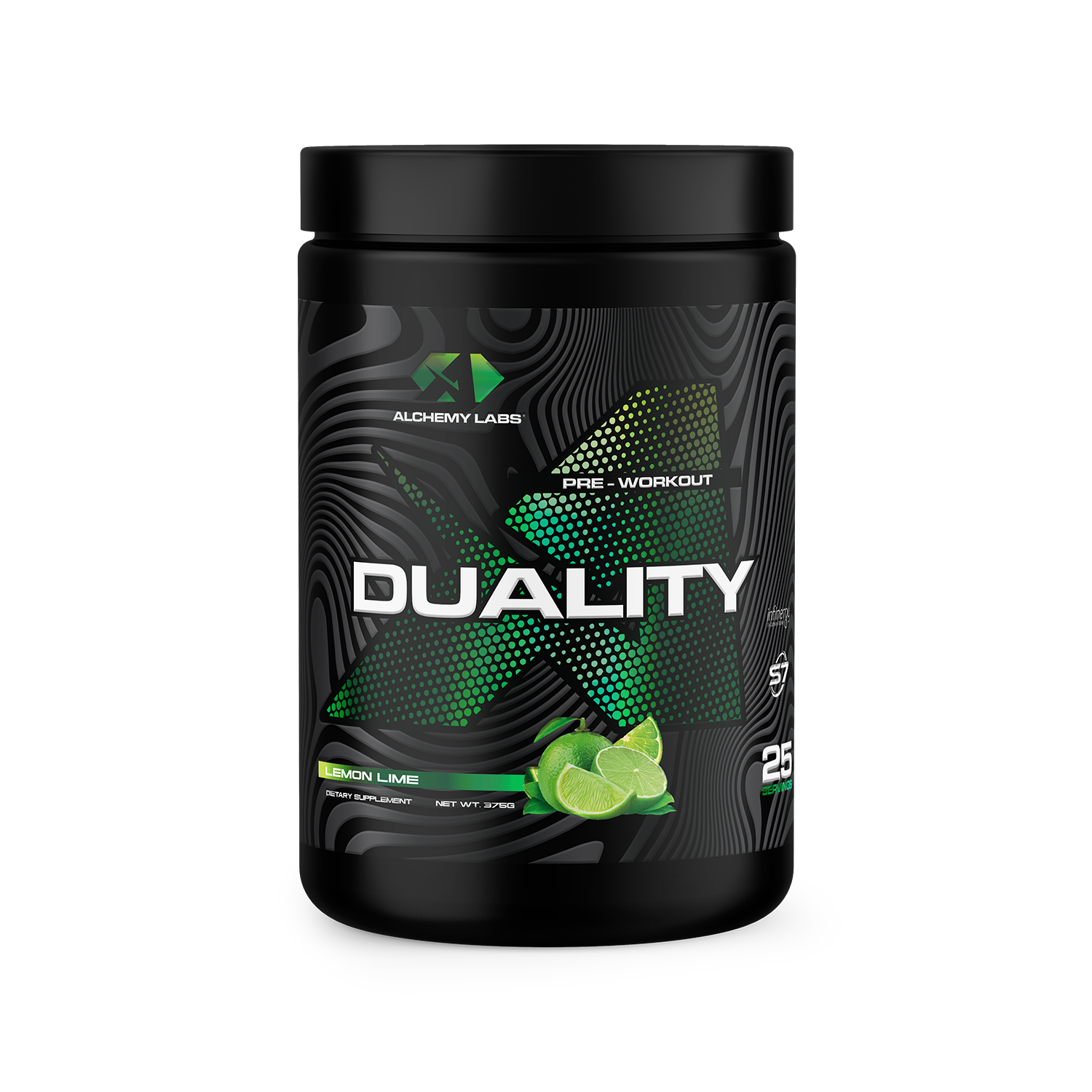 Duality Lemon Lime Bottle Front Label