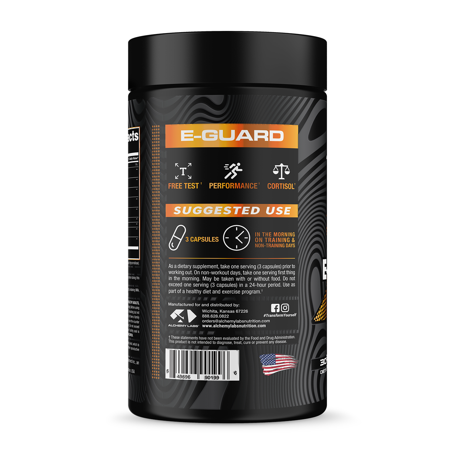 E-Guard Bottle Side Label