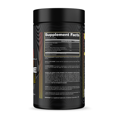 Inflame Bottle Supplement Facts