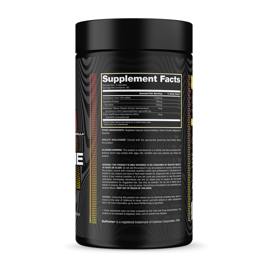 Inflame Bottle Supplement Facts