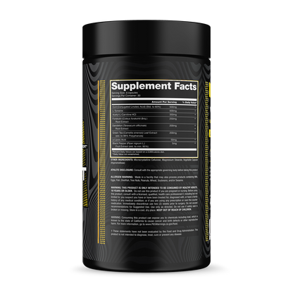 Inhibit Bottle Supplement Facts