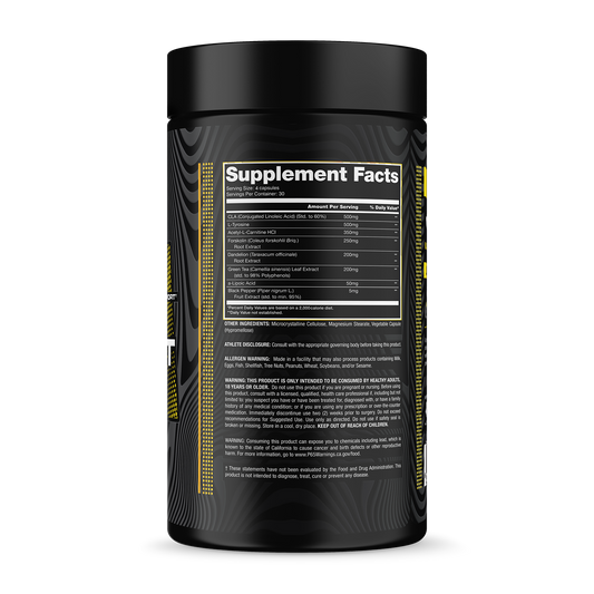 Inhibit Bottle Supplement Facts