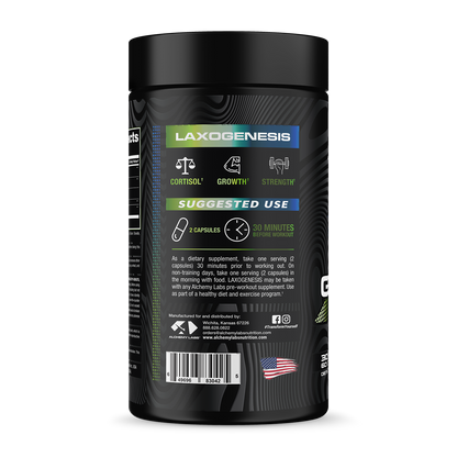 Laxogenesis Bottle Side Label