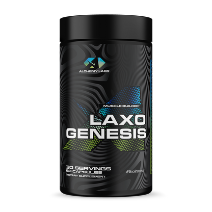 Laxogenesis Bottle Front Label