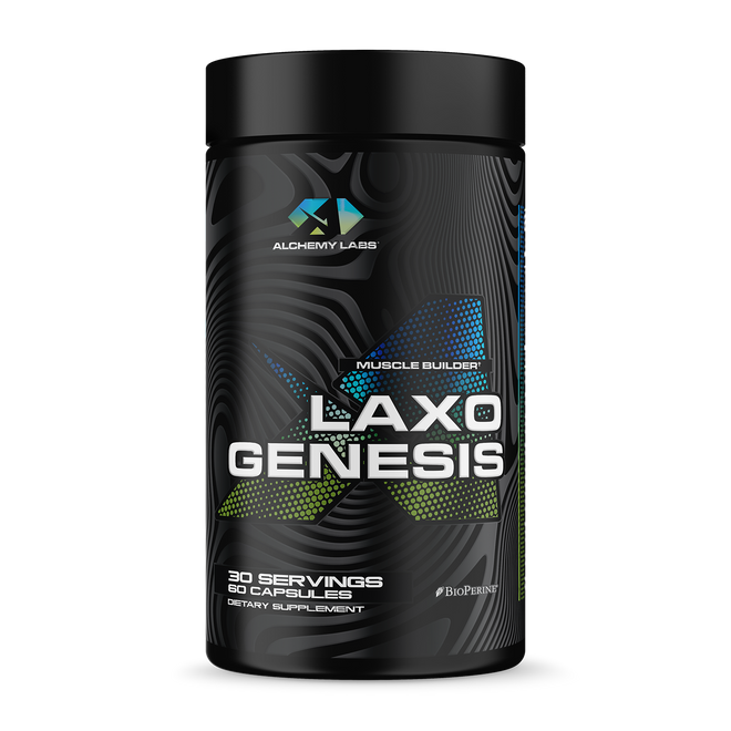 Laxogenesis Bottle Front Label
