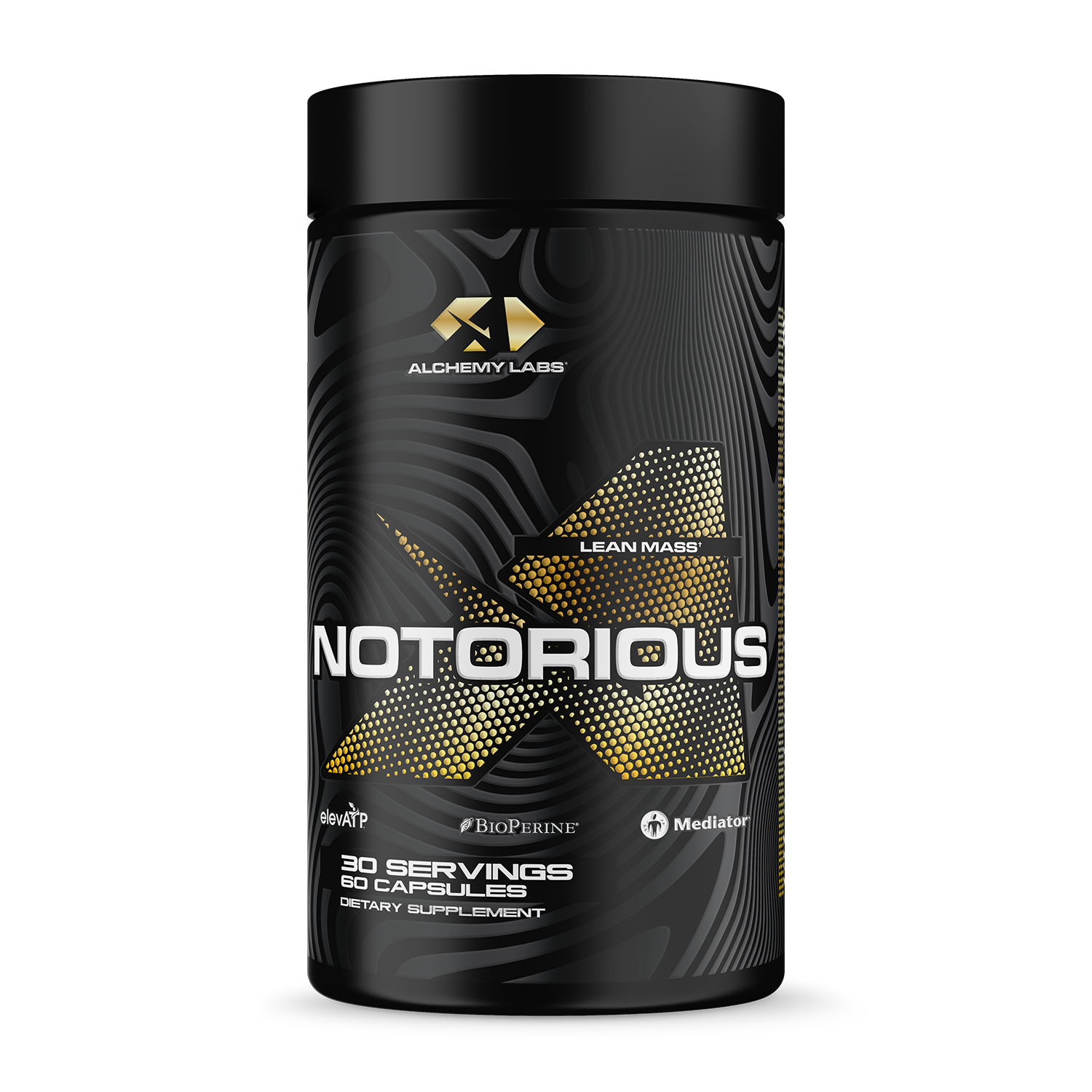 Notorious Bottle Front Label