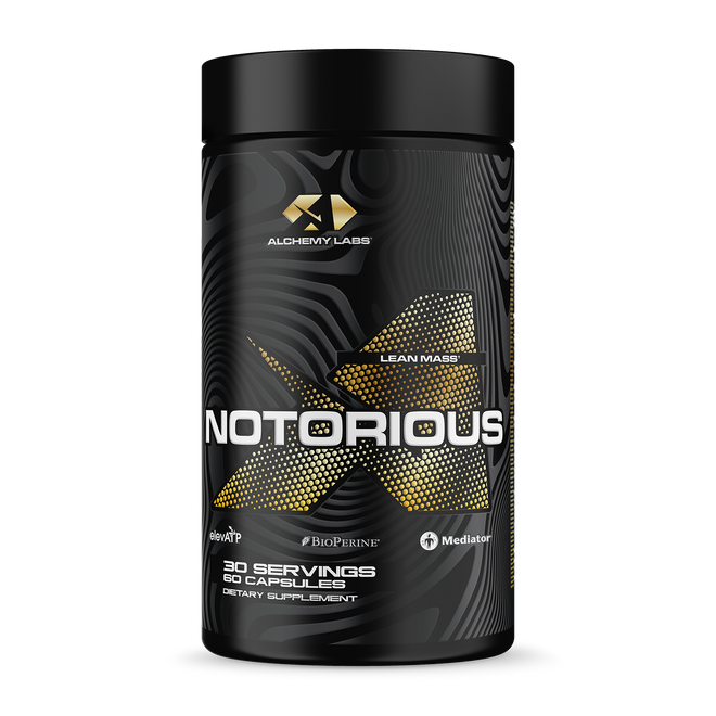 Notorious Bottle Front Label