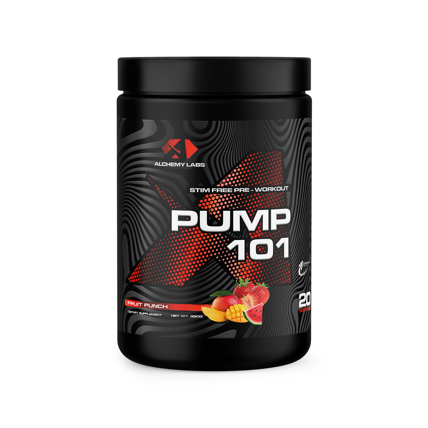 Pump 101 Fruit Punch Bottle Front Label