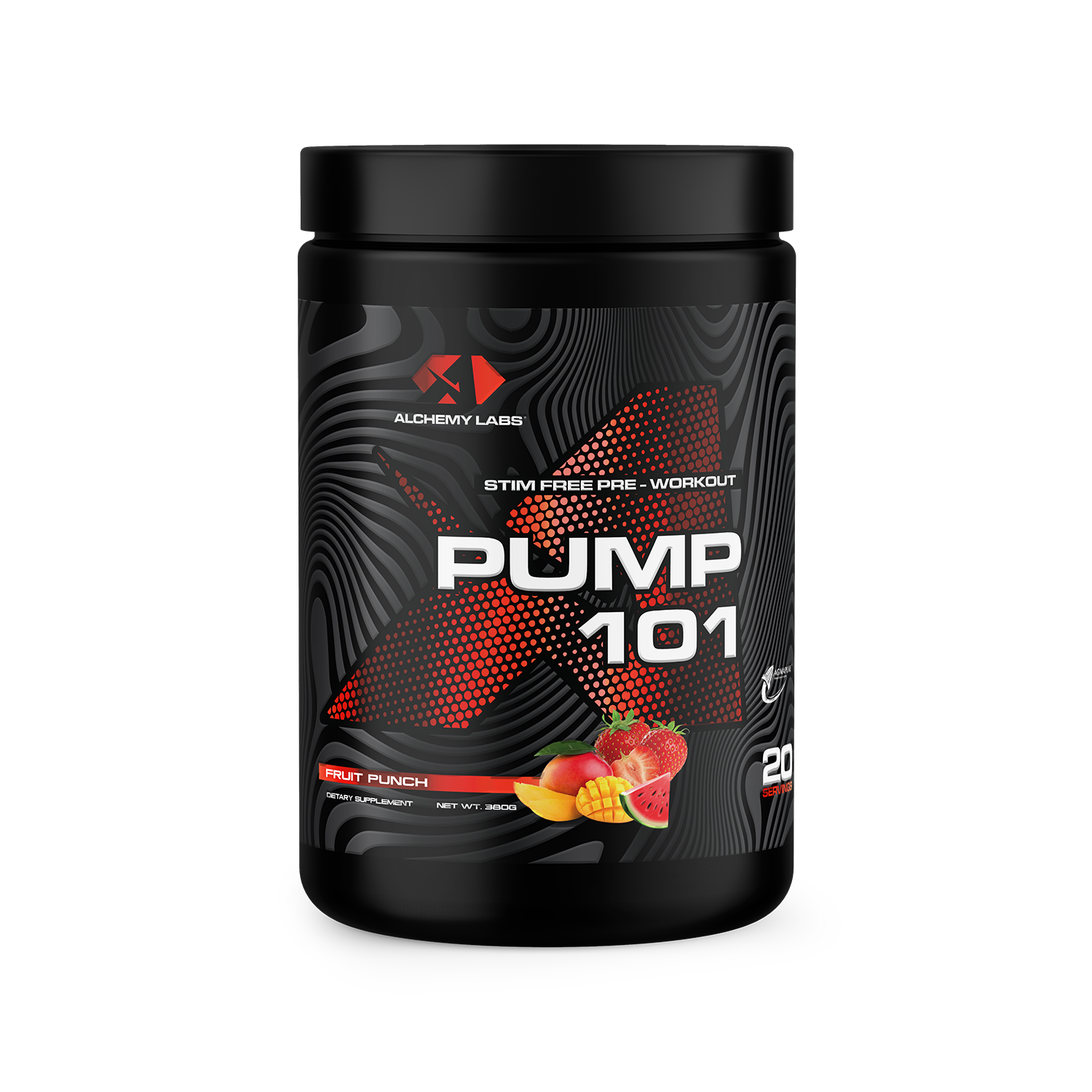 Pump 101 Fruit Punch Bottle Front Label