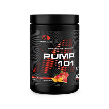 Pump 101 Fruit Punch Bottle Front Label