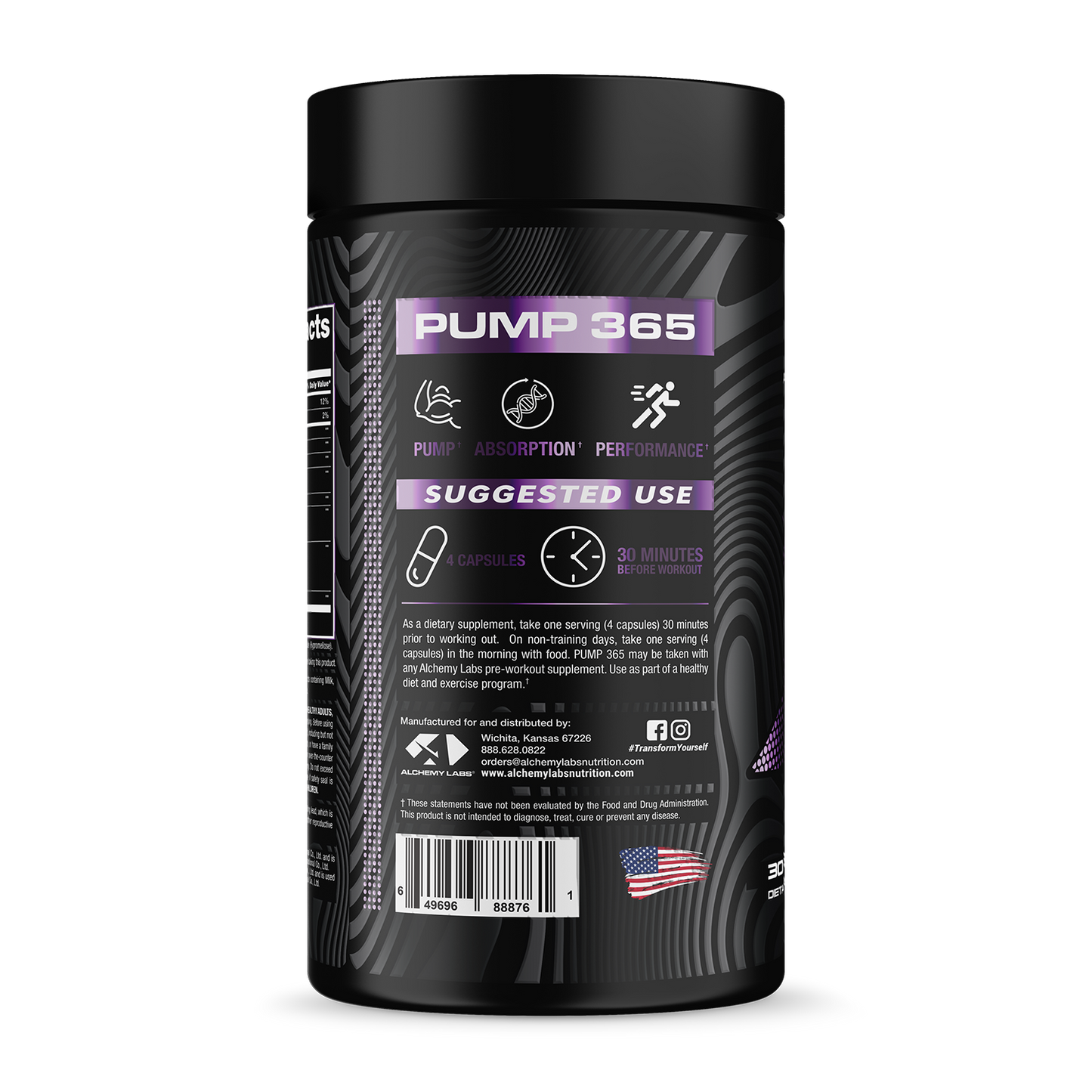 Pump 365 Bottle Side Label 