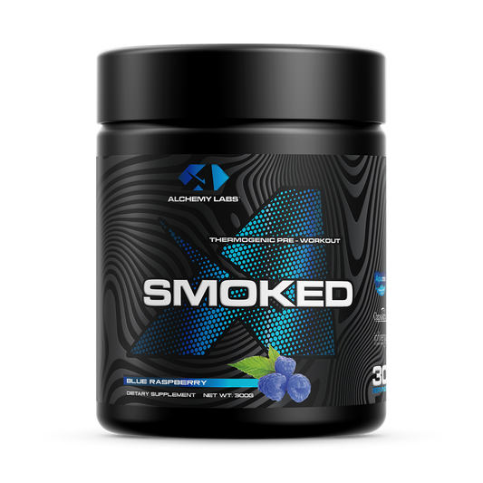 Smoked Blue Raspberry Bottle Front Label