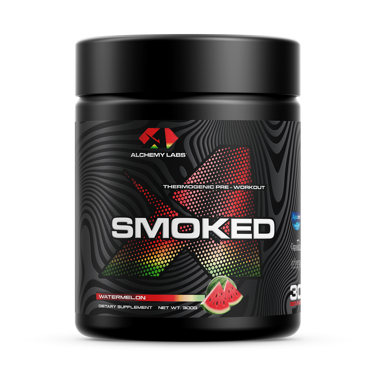 Smoked Watermelon Bottle Front Label