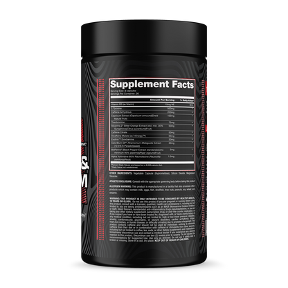 Stim & Slim Bottle Supplement Facts