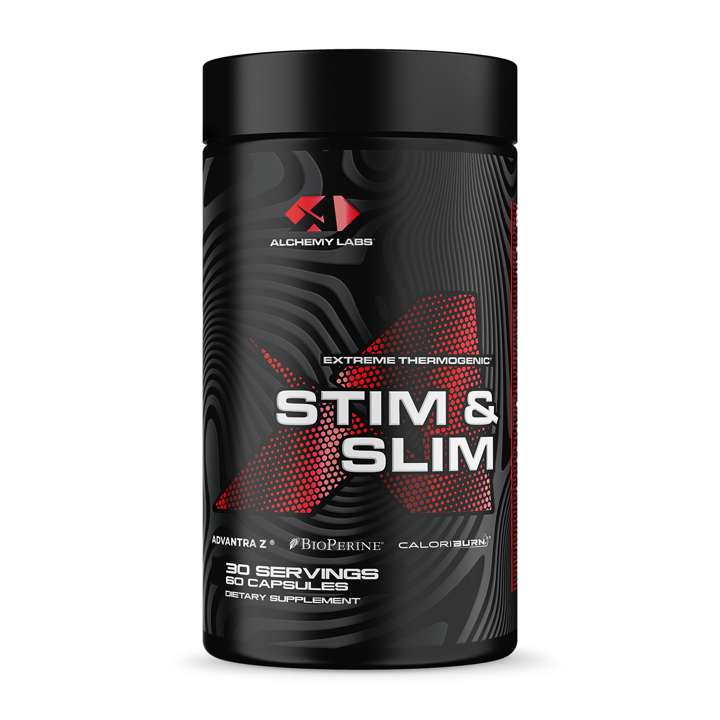 Stim & Slim Bottle Front Label