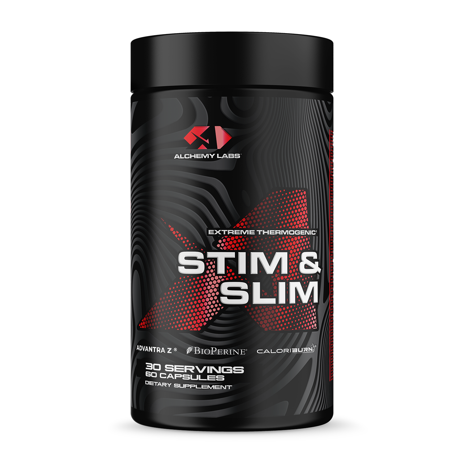 Stim & Slim Bottle Front Label