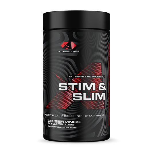 Stim & Slim Bottle Front Label